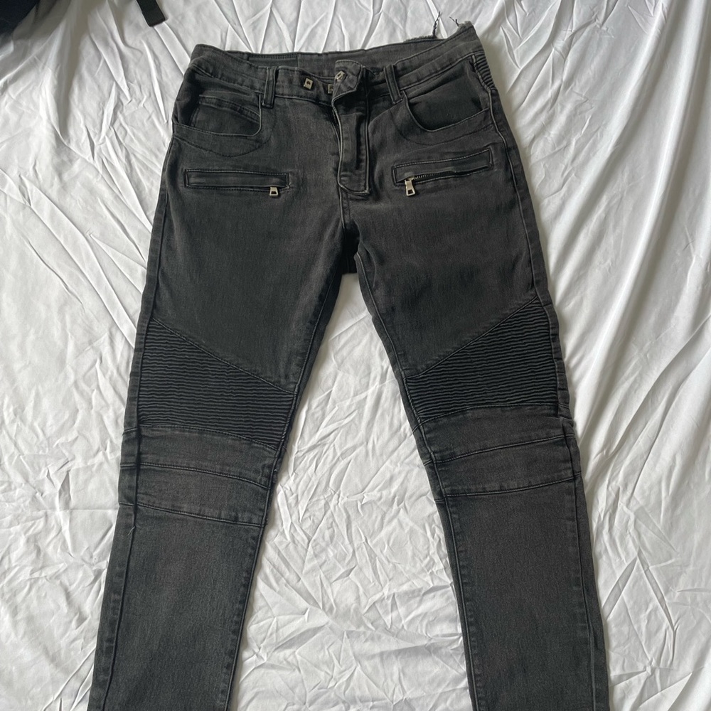Balmain biker jeans